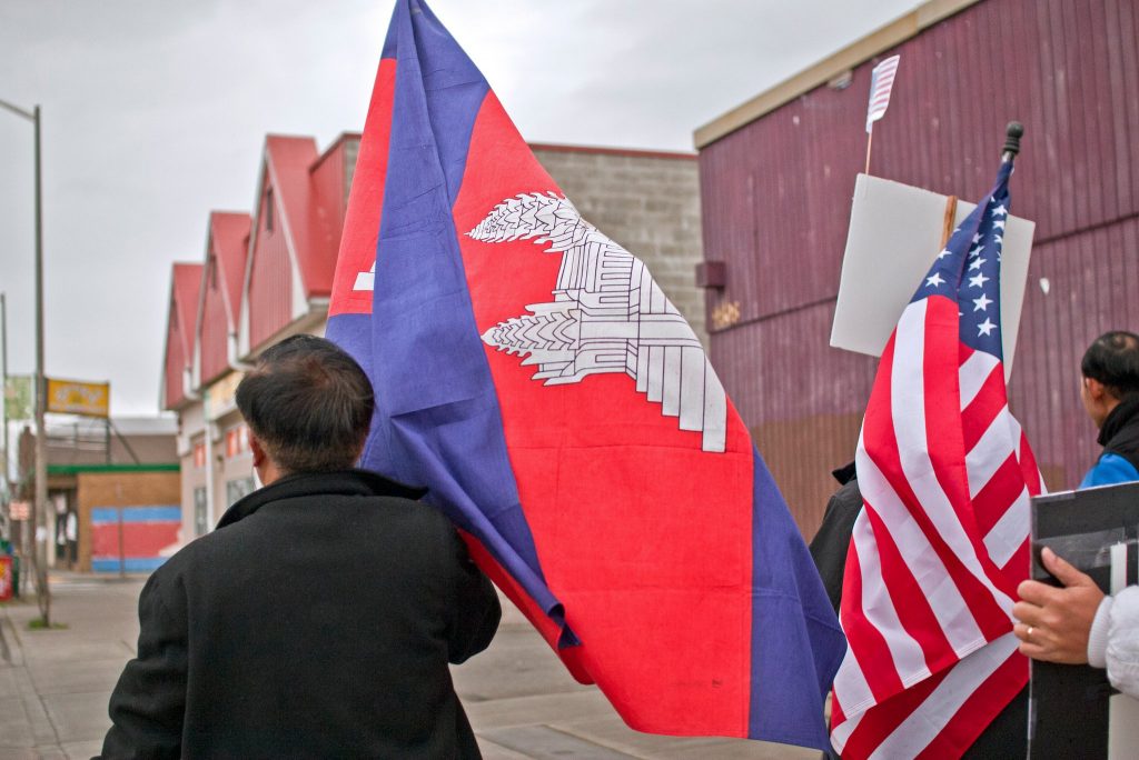 Seattlelites protest against Cambodia-Thailand war