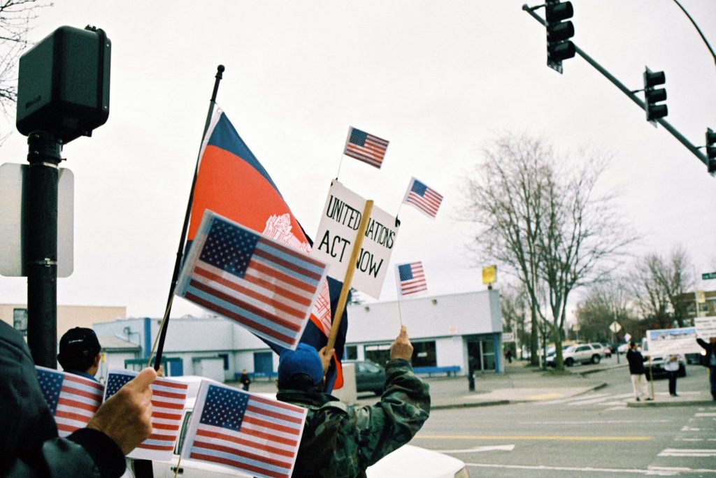 Seattlelites protest against Cambodia-Thailand war