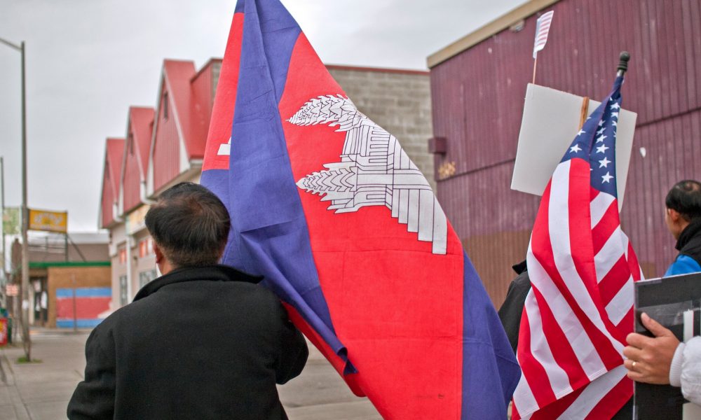 Seattlelites protest against Cambodia-Thailand war