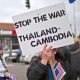 Seattlelites protest against Cambodia-Thailand war