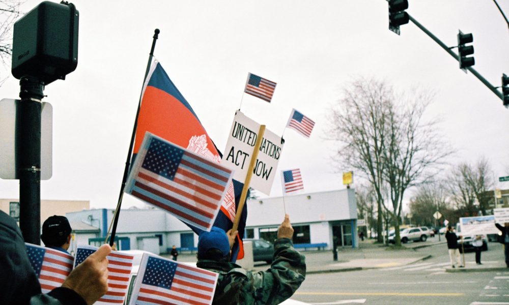 Seattlelites protest against Cambodia-Thailand war